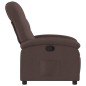 vidaXL Relaxsessel Dunkelbraun Stoff vidaXL Relaxsessel Dunkelbraun Stoff