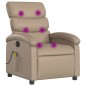 vidaXL Massagesessel Cappuccino-Braun Kunstleder vidaXL Massagesessel Cappuccino-Braun Kunstleder