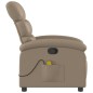 vidaXL Massagesessel Cappuccino-Braun Kunstleder vidaXL Massagesessel Cappuccino-Braun Kunstleder