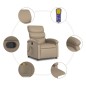 vidaXL Massagesessel Cappuccino-Braun Kunstleder vidaXL Massagesessel Cappuccino-Braun Kunstleder