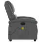 vidaXL Massagesessel Grau Kunstleder vidaXL Massagesessel Grau Kunstleder