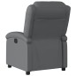 vidaXL Massagesessel Grau Kunstleder vidaXL Massagesessel Grau Kunstleder