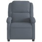 vidaXL Relaxsessel Dunkelgrau Samt vidaXL Relaxsessel Dunkelgrau Samt
