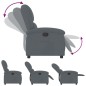vidaXL Relaxsessel Dunkelgrau Samt vidaXL Relaxsessel Dunkelgrau Samt