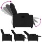 vidaXL Relaxsessel Schwarz Stoff vidaXL Relaxsessel Schwarz Stoff