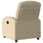 vidaXL Massagesessel Creme Stoff vidaXL Massagesessel Creme Stoff
