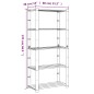 vidaXL Lagerregal mit 5 Böden Braun 80x38x170 cm Massivholz Kiefer vidaXL Lagerregal mit 5 Böden Braun 80x38x170 cm Massivholz Kiefer