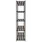 vidaXL Lagerregal mit 5 Böden Schwarz 170x38x170 cm Massivholz Kiefer vidaXL Lagerregal mit 5 Böden Schwarz 170x38x170 cm Massivholz Kiefer