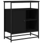 vidaXL Sideboard Schwarz 69x35x80 cm Holzwerkstoff vidaXL Sideboard Schwarz 69x35x80 cm Holzwerkstoff