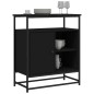vidaXL Sideboard Schwarz 69x35x80 cm Holzwerkstoff vidaXL Sideboard Schwarz 69x35x80 cm Holzwerkstoff