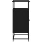 vidaXL Sideboard Schwarz 69x35x80 cm Holzwerkstoff vidaXL Sideboard Schwarz 69x35x80 cm Holzwerkstoff
