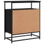 vidaXL Sideboard Schwarz 69x35x80 cm Holzwerkstoff vidaXL Sideboard Schwarz 69x35x80 cm Holzwerkstoff