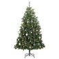 vidaXL Künstlicher Weihnachtsbaum Klappbar 300 LEDs & Kugeln 240 cm vidaXL Künstlicher Weihnachtsbaum Klappbar 300 LEDs & Kugeln 240 cm
