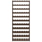 vidaXL Weinregal für 77 Flaschen Braun Massivholz Kiefer vidaXL Weinregal für 77 Flaschen Braun Massivholz Kiefer