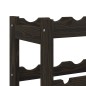 vidaXL Weinregal für 56 Flaschen Schwarz Massivholz Kiefer vidaXL Weinregal für 56 Flaschen Schwarz Massivholz Kiefer