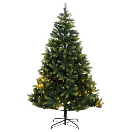 vidaXL Künstlicher Weihnachtsbaum Klappbar mit 300 LEDs 180 cm