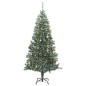 vidaXL Künstlicher Weihnachtsbaum 300 LEDs & Kugeln Beschneit 210 cm vidaXL Künstlicher Weihnachtsbaum 300 LEDs & Kugeln Beschneit 210 cm