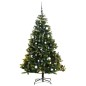vidaXL Künstlicher Weihnachtsbaum Klappbar 300 LEDs & Kugeln 210 cm vidaXL Künstlicher Weihnachtsbaum Klappbar 300 LEDs & Kugeln 210 cm