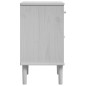 vidaXL Nachttisch SENJA Rattan-Look Weiß 40x35x65 cm Massivholz Kiefer vidaXL Nachttisch SENJA Rattan-Look Weiß 40x35x65 cm Massivholz Kiefer