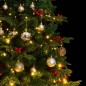 vidaXL Künstlicher Weihnachtsbaum Klappbar 300 LEDs & Kugeln 180 cm vidaXL Künstlicher Weihnachtsbaum Klappbar 300 LEDs & Kugeln 180 cm