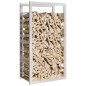vidaXL Brennholzregal 50x28x94 cm Edelstahl vidaXL Brennholzregal 50x28x94 cm Edelstahl