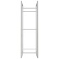 vidaXL Brennholzregal 50x28x94 cm Edelstahl vidaXL Brennholzregal 50x28x94 cm Edelstahl