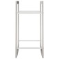 vidaXL Brennholzregal 80x28x86 cm Edelstahl vidaXL Brennholzregal 80x28x86 cm Edelstahl