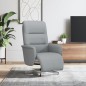 vidaXL Relaxsessel mit Fußteil Hellgrau Stoff vidaXL Relaxsessel mit Fußteil Hellgrau Stoff