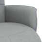 vidaXL Relaxsessel mit Fußteil Hellgrau Stoff vidaXL Relaxsessel mit Fußteil Hellgrau Stoff