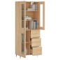 Highboard Sonoma-Eiche 69,5x34x180 cm Holzwerkstoff Highboard Sonoma-Eiche 69,5x34x180 cm Holzwerkstoff
