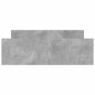 vidaXL Bettgestell mit Kopf- und Fußteil Betongrau 140x190 cm vidaXL Bettgestell mit Kopf- und Fußteil Betongrau 140x190 cm