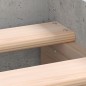 vidaXL Bettgestell mit Kopf- und Fußteil Betongrau 140x190 cm vidaXL Bettgestell mit Kopf- und Fußteil Betongrau 140x190 cm