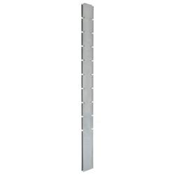  vidaXL Pfosten für Gabionenzaun Silbern 240 cm Verzinkter Stahl