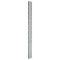 vidaXL Pfosten für Gabionenzaun Silbern 240 cm Verzinkter Stahl vidaXL Pfosten für Gabionenzaun Silbern 240 cm Verzinkter Stahl