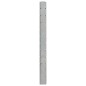 vidaXL Pfosten für Gabionenzaun Silbern 240 cm Verzinkter Stahl vidaXL Pfosten für Gabionenzaun Silbern 240 cm Verzinkter Stahl