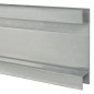 vidaXL Pfosten für Gabionenzaun Silbern 240 cm Verzinkter Stahl vidaXL Pfosten für Gabionenzaun Silbern 240 cm Verzinkter Stahl