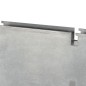 vidaXL Pfosten für Gabionenzaun Silbern 240 cm Verzinkter Stahl vidaXL Pfosten für Gabionenzaun Silbern 240 cm Verzinkter Stahl