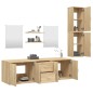 vidaXL 7-tlg. Badmöbel-Set Eichen-Optik Holzwerkstoff vidaXL 7-tlg. Badmöbel-Set Eichen-Optik Holzwerkstoff