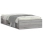 vidaXL Bettgestell Grau Sonoma 100x200 cm vidaXL Bettgestell Grau Sonoma 100x200 cm