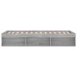 vidaXL Bettgestell Grau Sonoma 100x200 cm vidaXL Bettgestell Grau Sonoma 100x200 cm