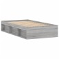 vidaXL Bettgestell Grau Sonoma 90x190 cm vidaXL Bettgestell Grau Sonoma 90x190 cm
