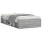 vidaXL Bettgestell Grau Sonoma 90x200 cm vidaXL Bettgestell Grau Sonoma 90x200 cm