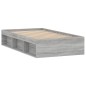 vidaXL Bettgestell Grau Sonoma 90x200 cm vidaXL Bettgestell Grau Sonoma 90x200 cm