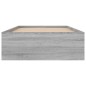 vidaXL Bettgestell Grau Sonoma 90x200 cm vidaXL Bettgestell Grau Sonoma 90x200 cm