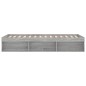 vidaXL Bettgestell Grau Sonoma 90x200 cm vidaXL Bettgestell Grau Sonoma 90x200 cm