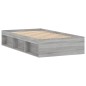 vidaXL Bettgestell Grau Sonoma 90x200 cm vidaXL Bettgestell Grau Sonoma 90x200 cm