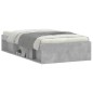 vidaXL Bettgestell Betongrau 90x190 cm vidaXL Bettgestell Betongrau 90x190 cm