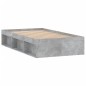 vidaXL Bettgestell Betongrau 90x190 cm vidaXL Bettgestell Betongrau 90x190 cm