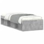 vidaXL Bettgestell Betongrau 75x190 cm vidaXL Bettgestell Betongrau 75x190 cm