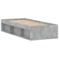 vidaXL Bettgestell Betongrau 75x190 cm vidaXL Bettgestell Betongrau 75x190 cm